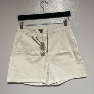J.CREW cream Bermuda shorts Size 0
